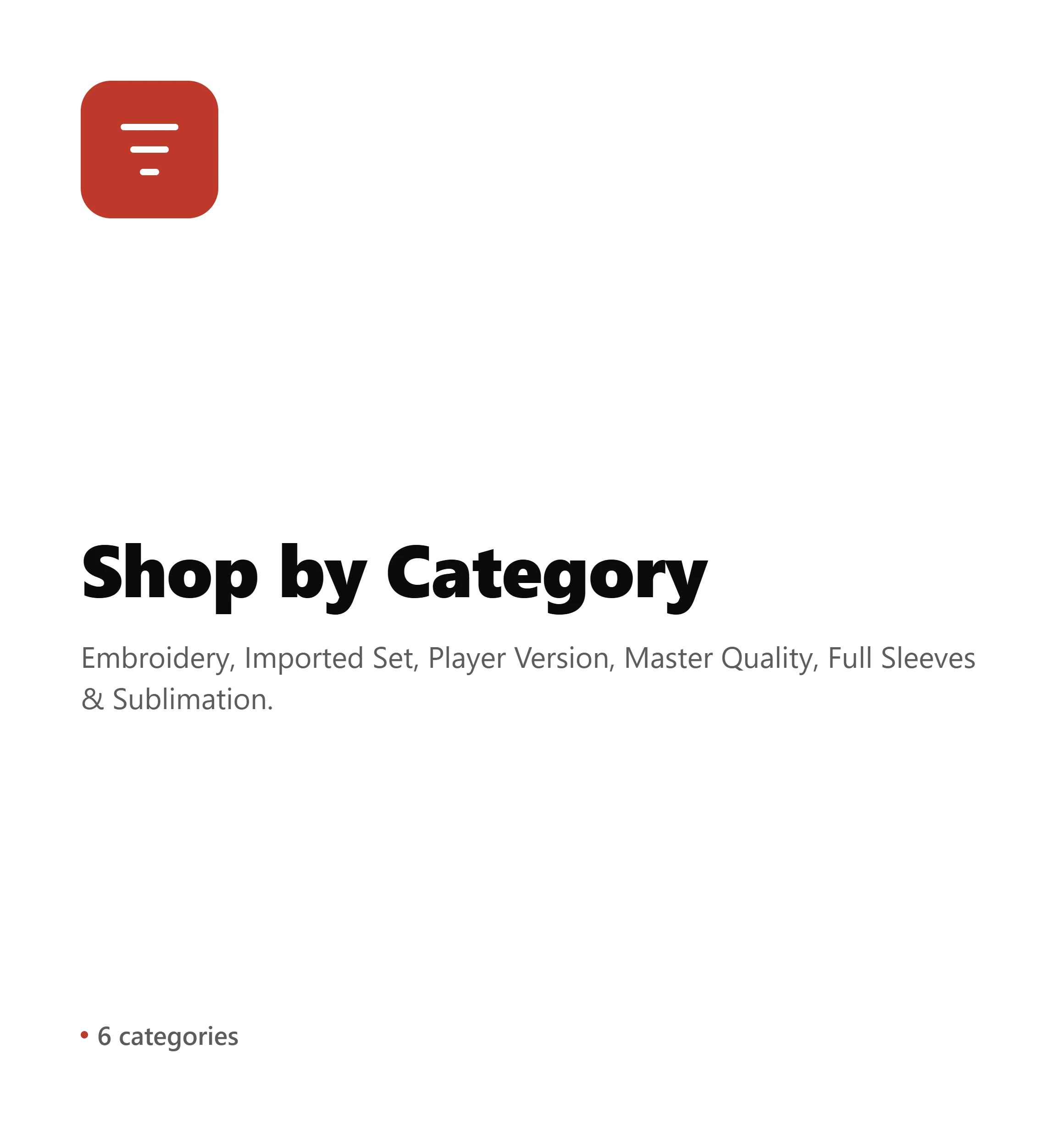 Shop by Category