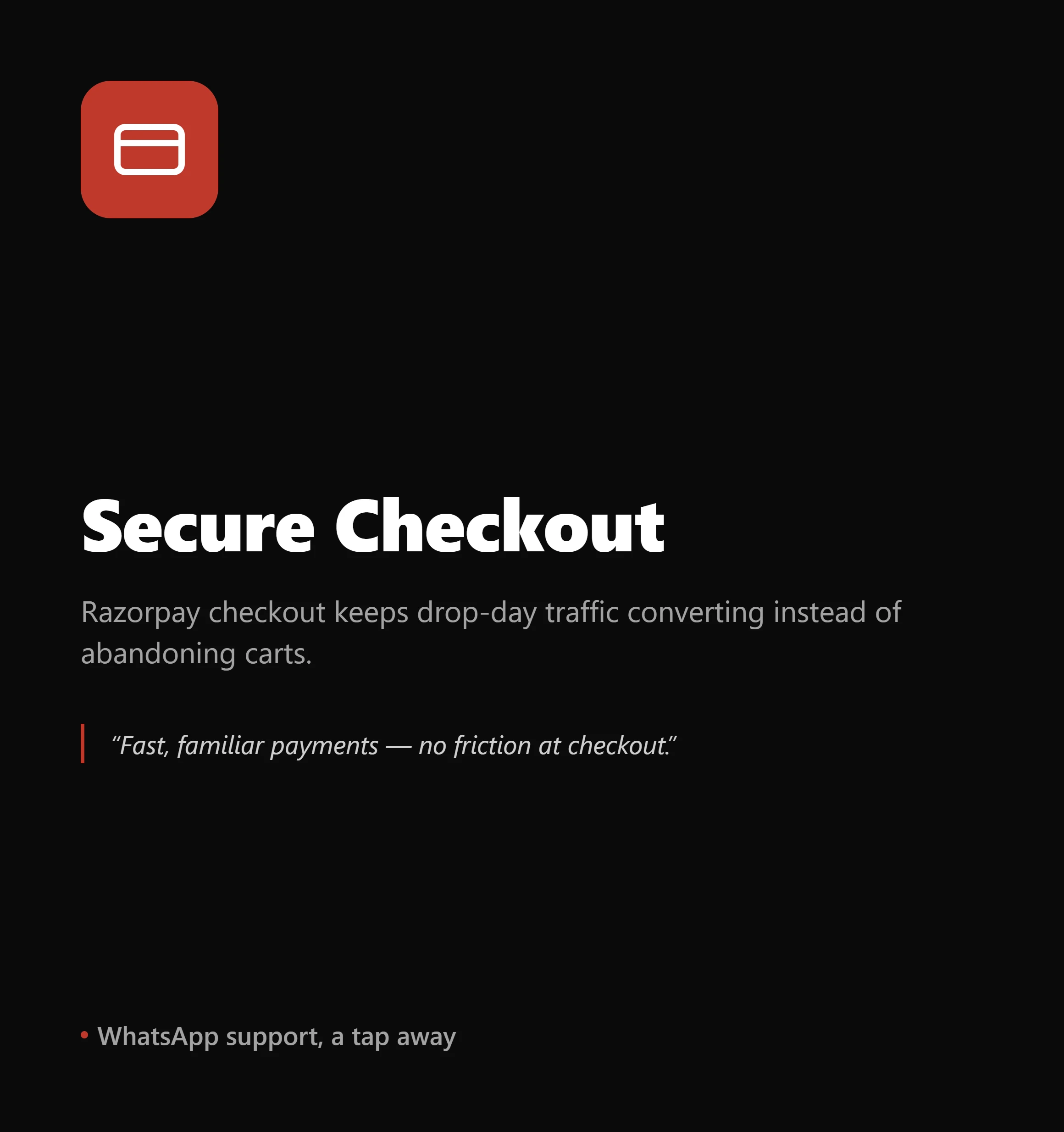 Secure Checkout