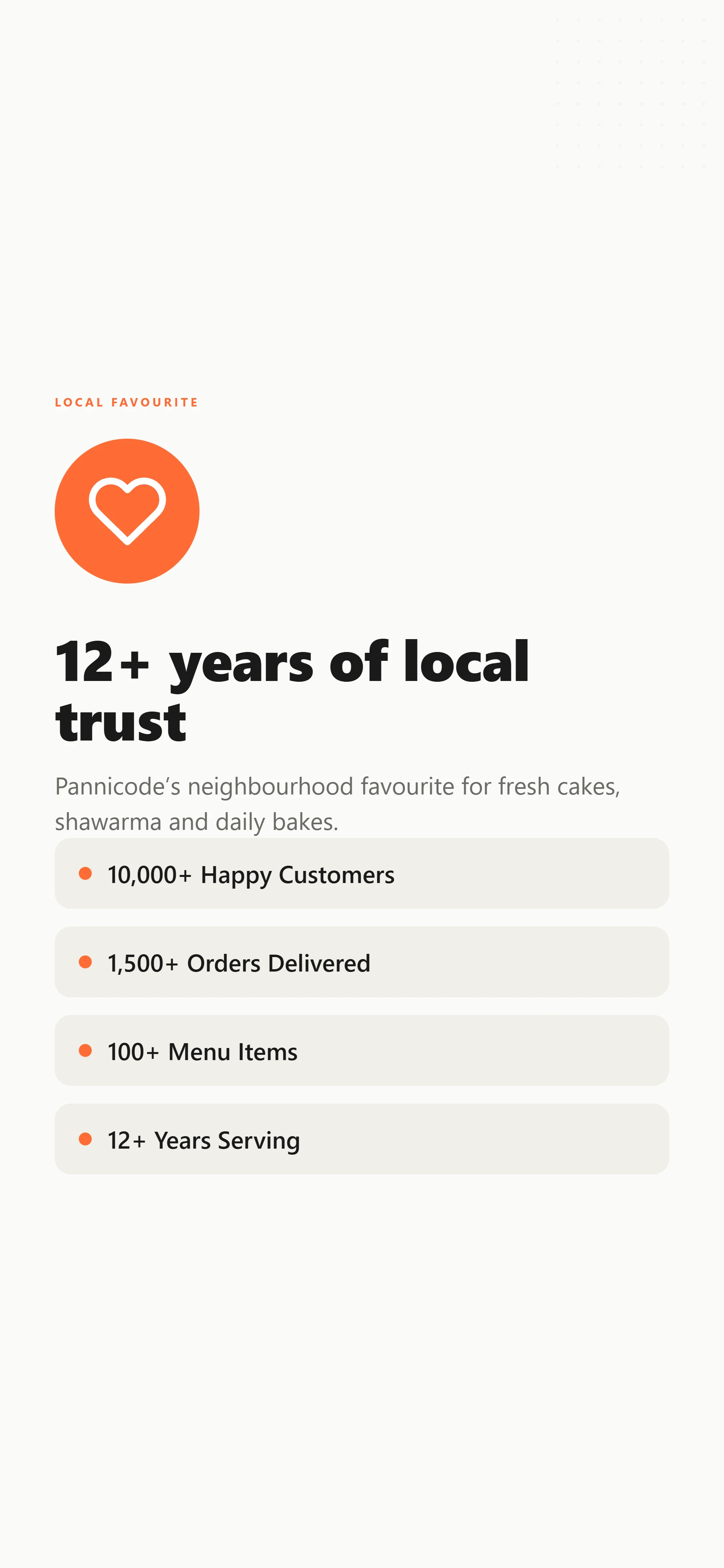 12+ years of local trust