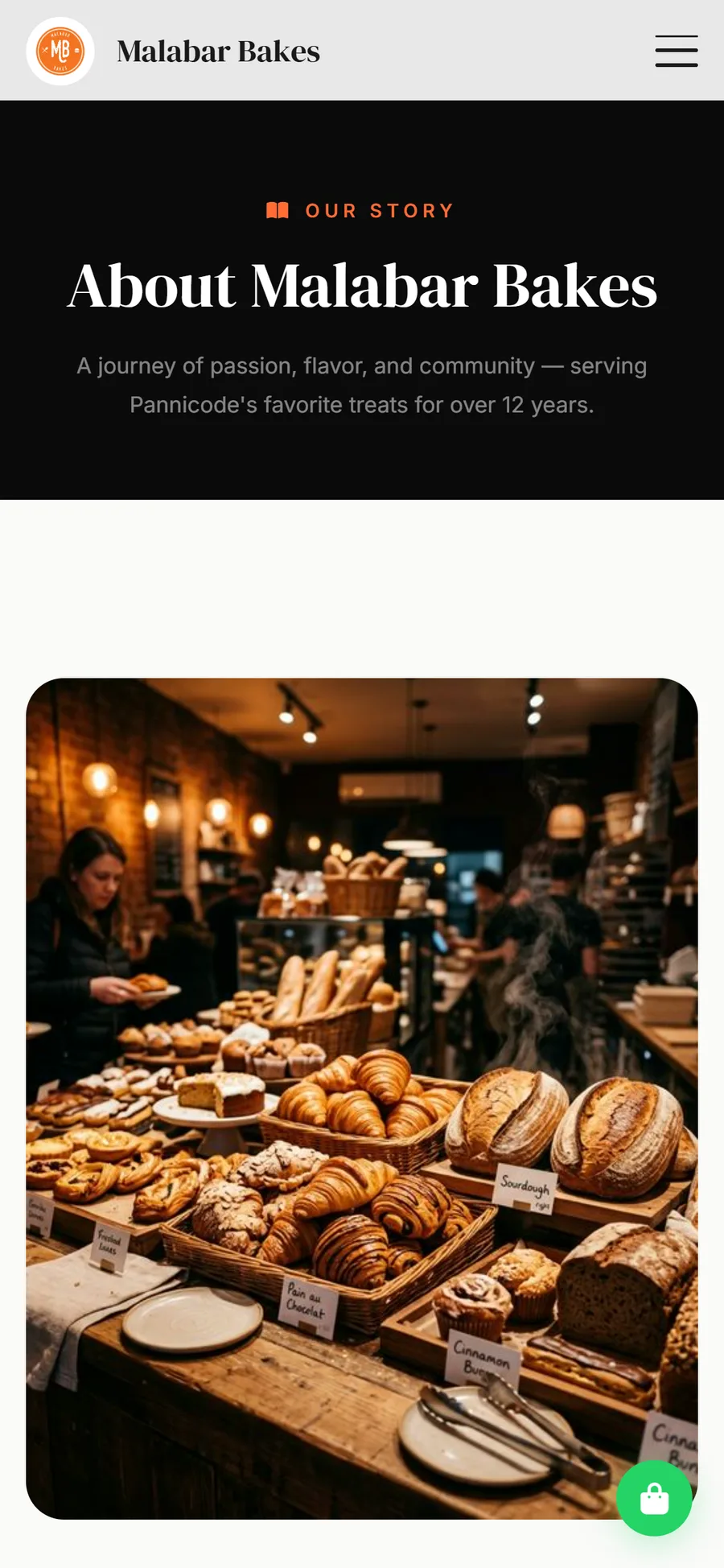 Malabar Bakes, mobile about