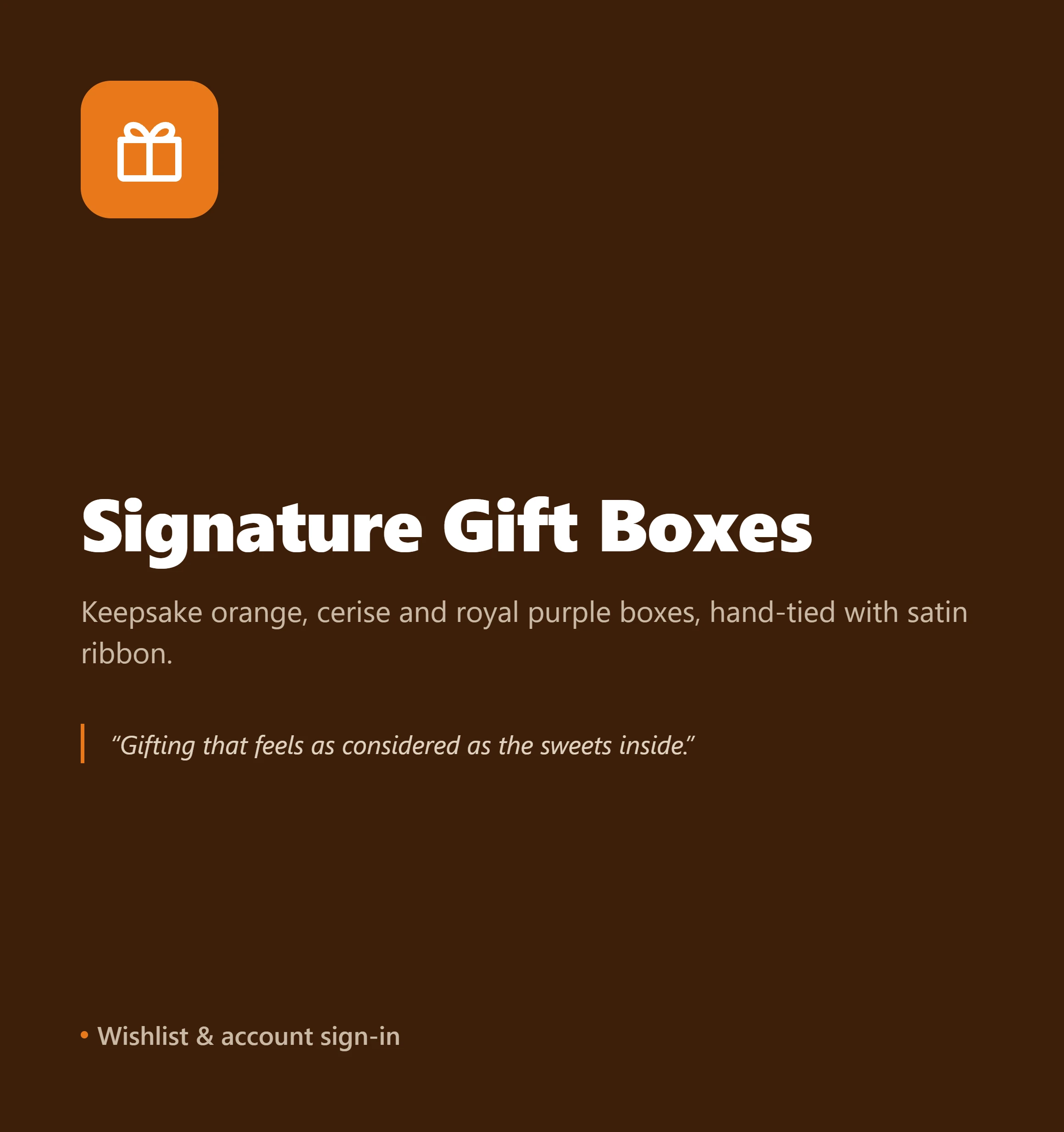 Signature Gift Boxes